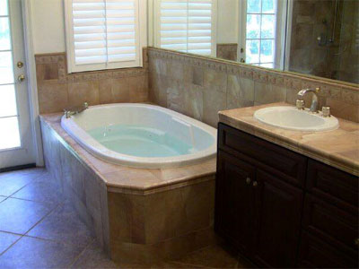 A bathroom, remodel is a service this residential contractor offers Santa Clarita Valley / San Fernendo Valley / Antelope Valley residents. It can include tubs, counters, floors, tile, cabinets and much more
